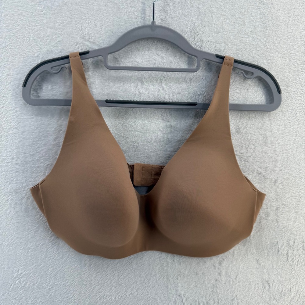 Wacoal XL B/C Bra Wireless T Shirt Bra Full Coverage Nude Beige‎ Comfort